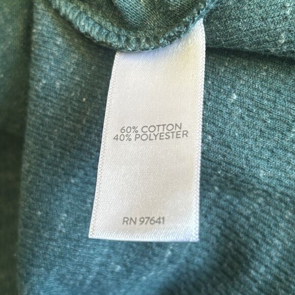 J Jill Womens Sweater Bohemian Comfy 2XL Green Stretch Lounge Minimalist City - Picture 9 of 11